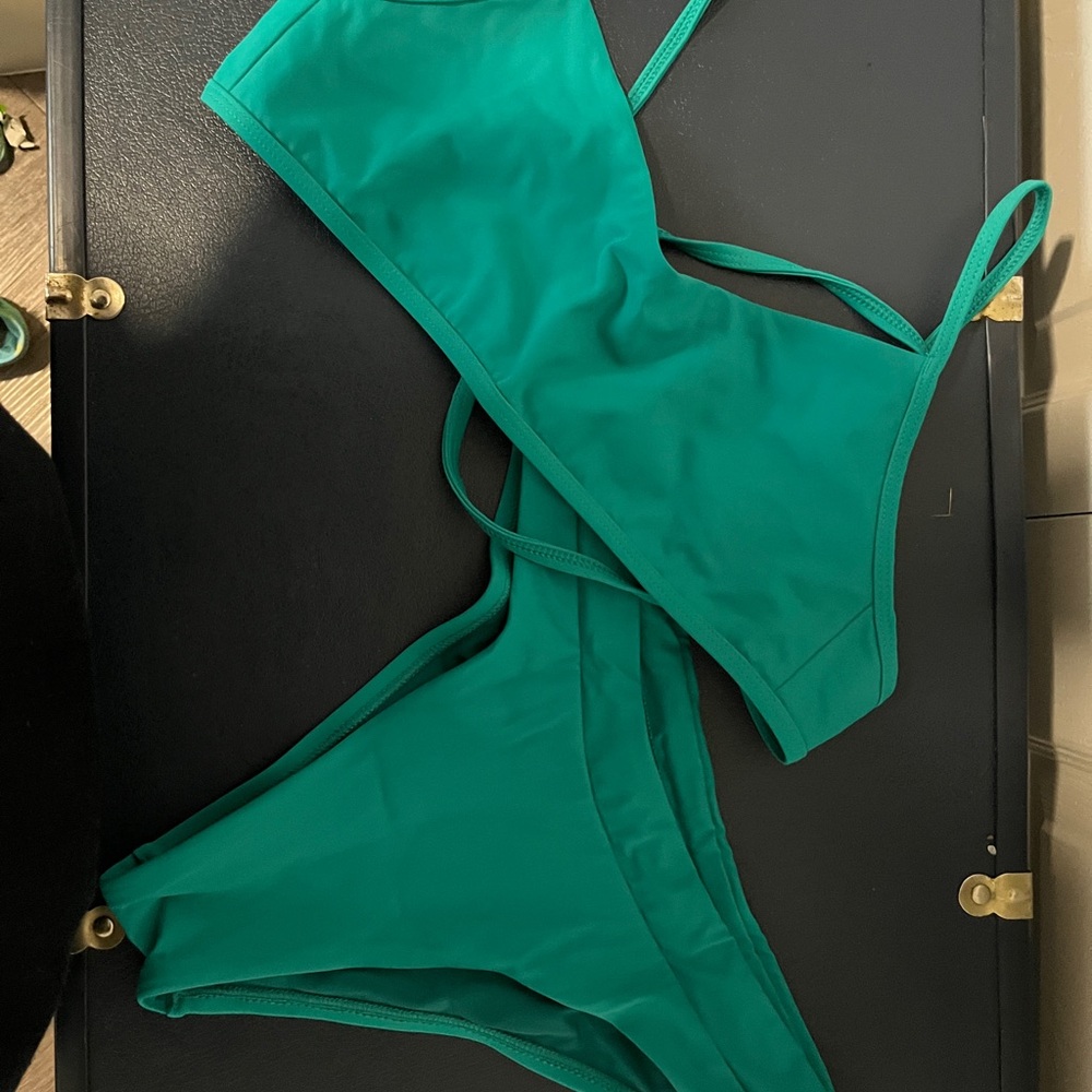 Jolyn Clothing Vibrant Teal Swimwear